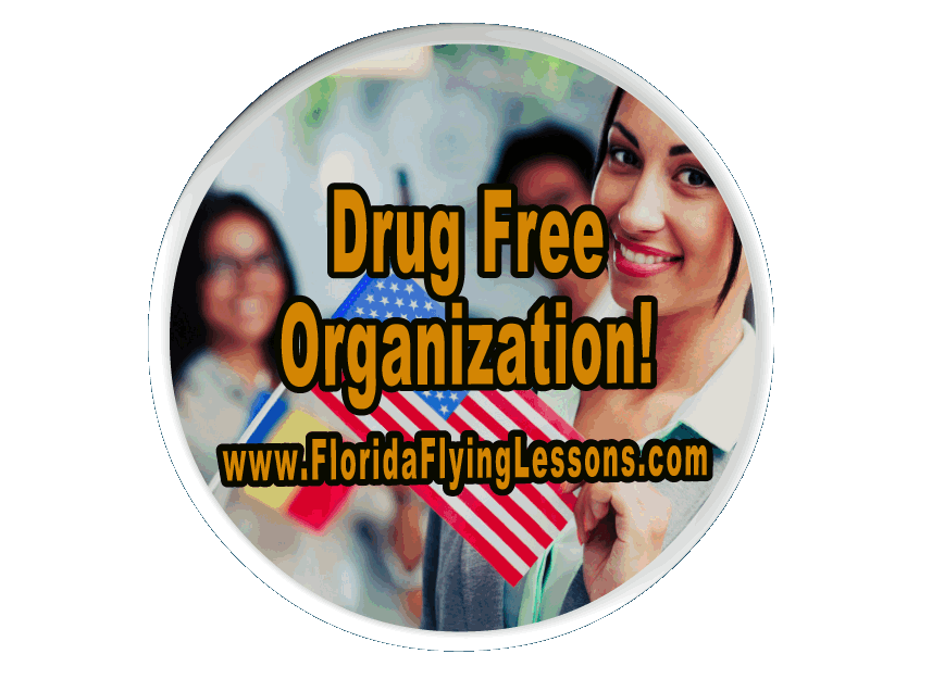 Florida Flying Lesons is a Drug Free Organization